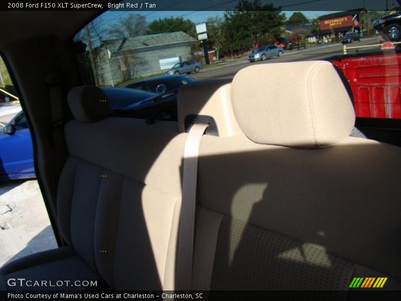 Bright Red / Tan 2008 Ford F150 XLT SuperCrew