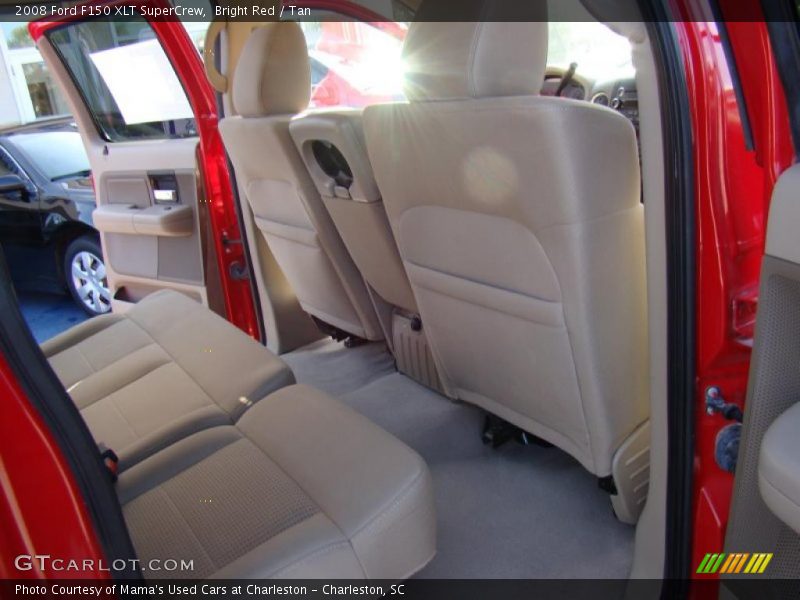 Bright Red / Tan 2008 Ford F150 XLT SuperCrew