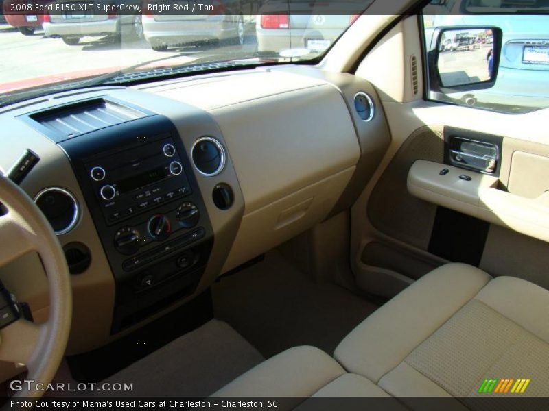 Bright Red / Tan 2008 Ford F150 XLT SuperCrew