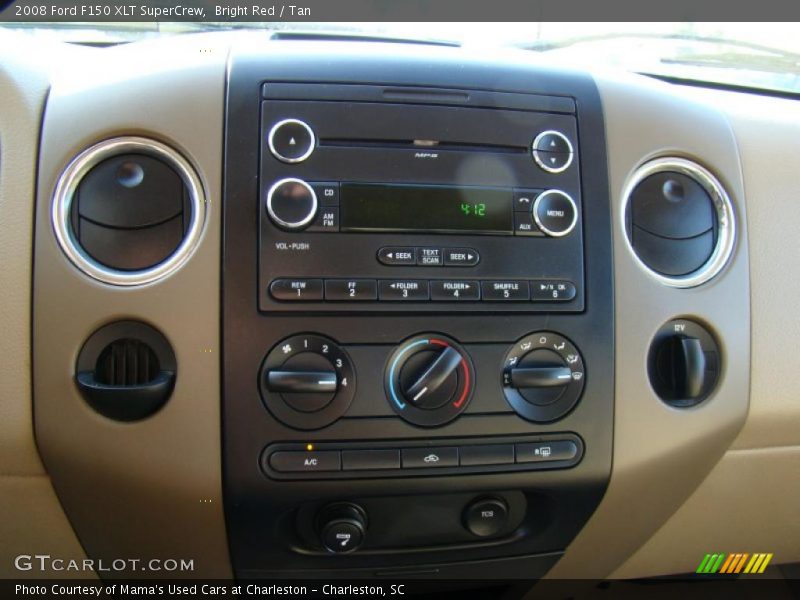 Bright Red / Tan 2008 Ford F150 XLT SuperCrew
