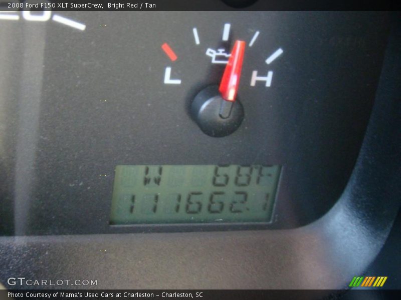 Bright Red / Tan 2008 Ford F150 XLT SuperCrew