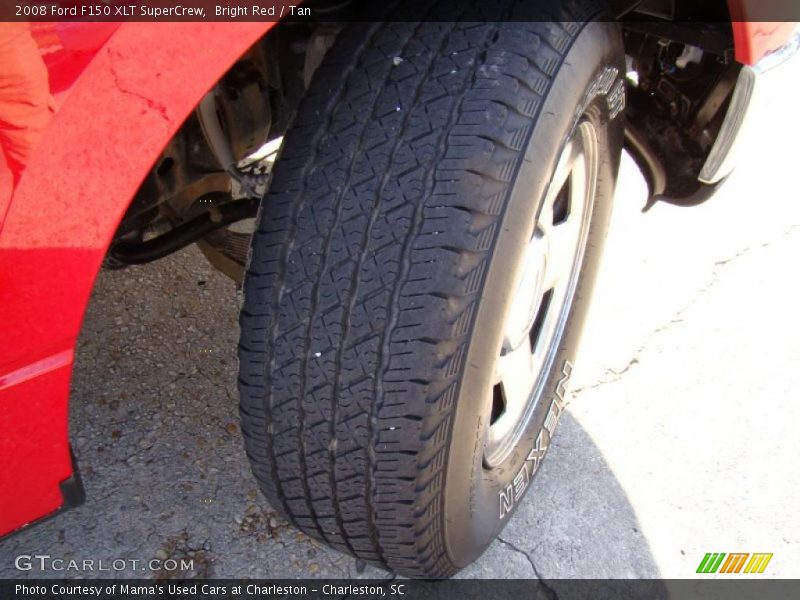 Bright Red / Tan 2008 Ford F150 XLT SuperCrew
