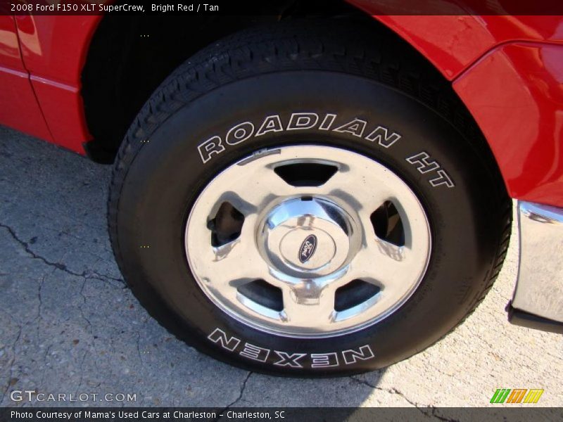 Bright Red / Tan 2008 Ford F150 XLT SuperCrew