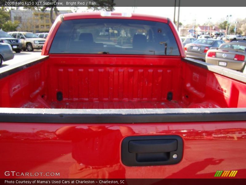 Bright Red / Tan 2008 Ford F150 XLT SuperCrew