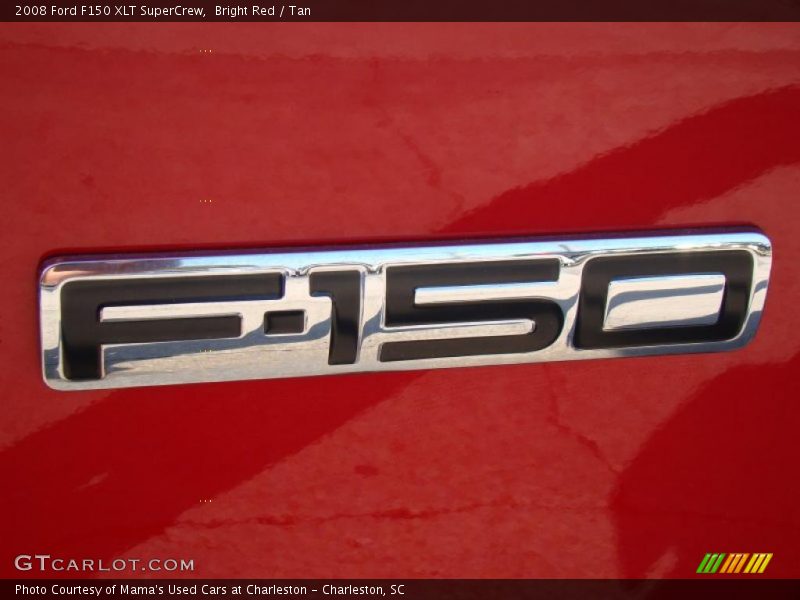 Bright Red / Tan 2008 Ford F150 XLT SuperCrew