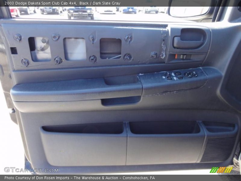 Black / Dark Slate Gray 2003 Dodge Dakota Sport Club Cab 4x4