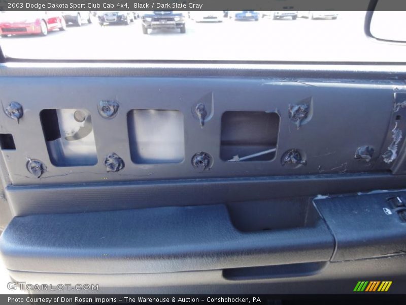 Black / Dark Slate Gray 2003 Dodge Dakota Sport Club Cab 4x4