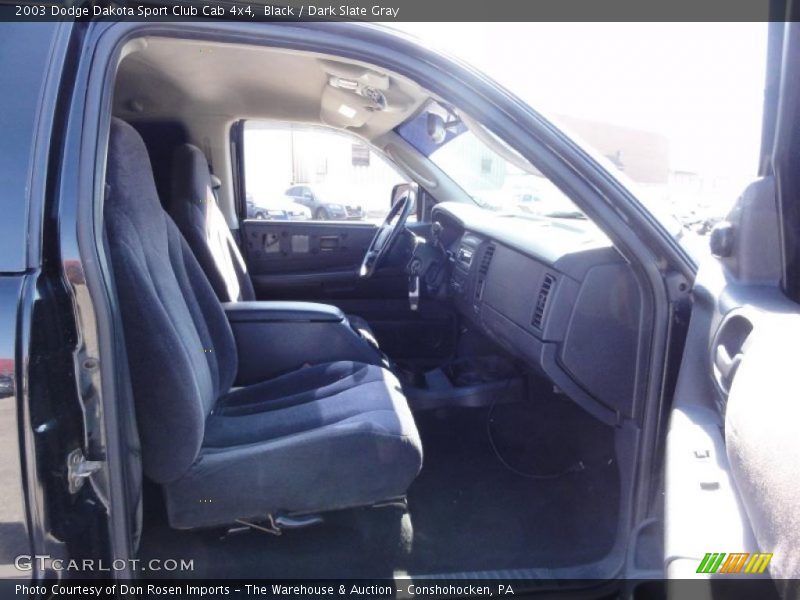 Black / Dark Slate Gray 2003 Dodge Dakota Sport Club Cab 4x4