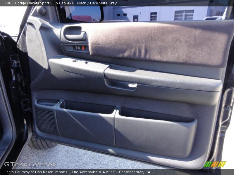 Black / Dark Slate Gray 2003 Dodge Dakota Sport Club Cab 4x4