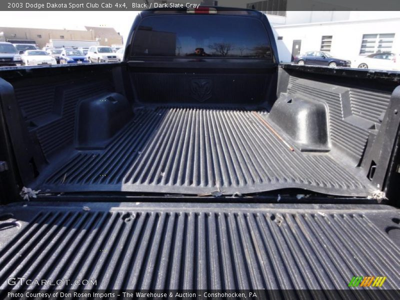 Black / Dark Slate Gray 2003 Dodge Dakota Sport Club Cab 4x4
