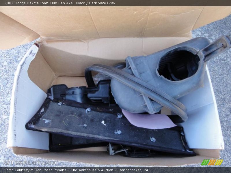Black / Dark Slate Gray 2003 Dodge Dakota Sport Club Cab 4x4