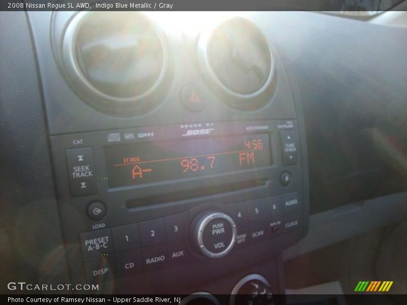 Indigo Blue Metallic / Gray 2008 Nissan Rogue SL AWD