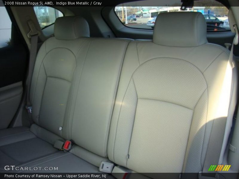 Indigo Blue Metallic / Gray 2008 Nissan Rogue SL AWD