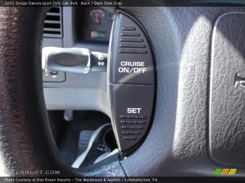 Black / Dark Slate Gray 2003 Dodge Dakota Sport Club Cab 4x4