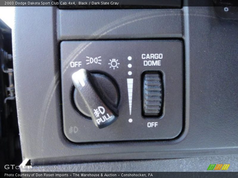 Black / Dark Slate Gray 2003 Dodge Dakota Sport Club Cab 4x4