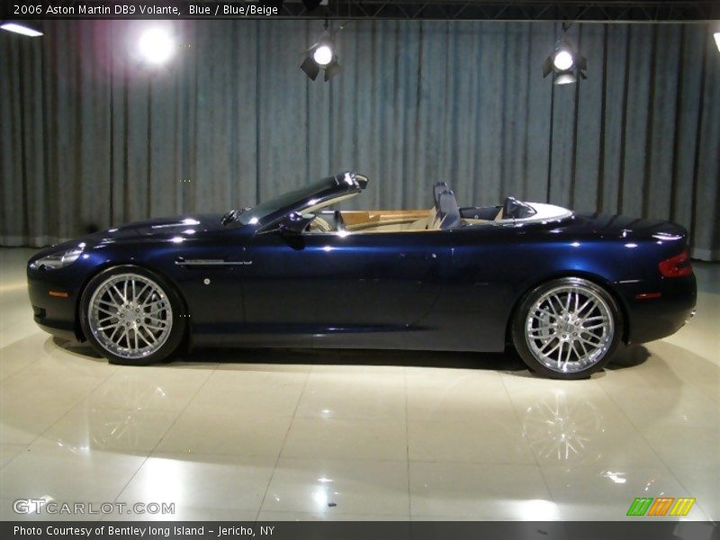 Blue / Blue/Beige 2006 Aston Martin DB9 Volante