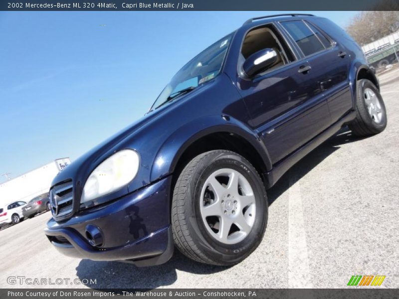 Capri Blue Metallic / Java 2002 Mercedes-Benz ML 320 4Matic