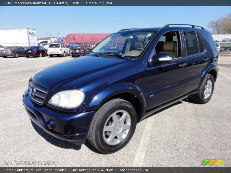 Capri Blue Metallic / Java 2002 Mercedes-Benz ML 320 4Matic