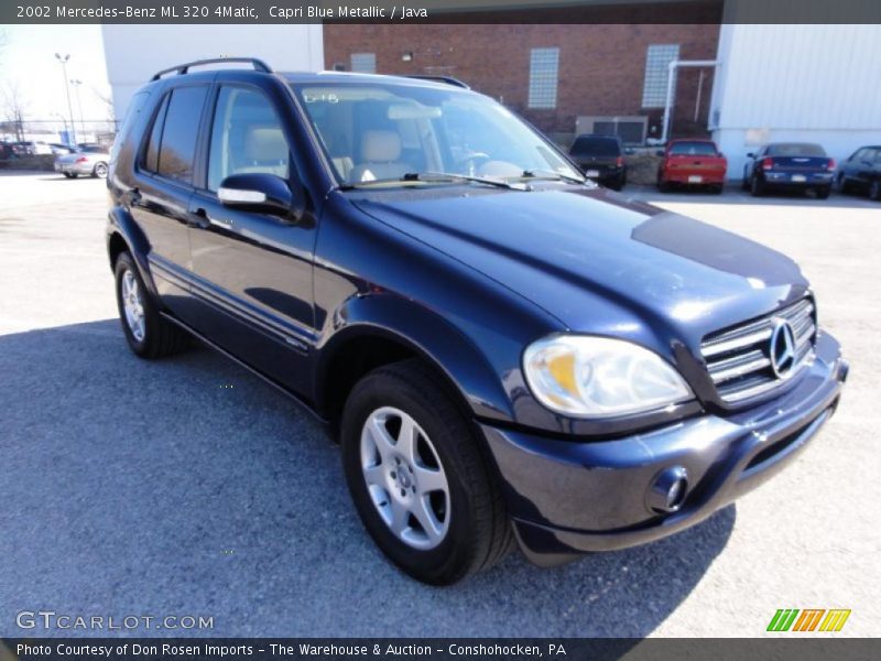 Capri Blue Metallic / Java 2002 Mercedes-Benz ML 320 4Matic