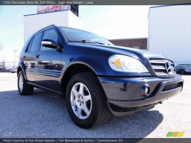 Capri Blue Metallic / Java 2002 Mercedes-Benz ML 320 4Matic