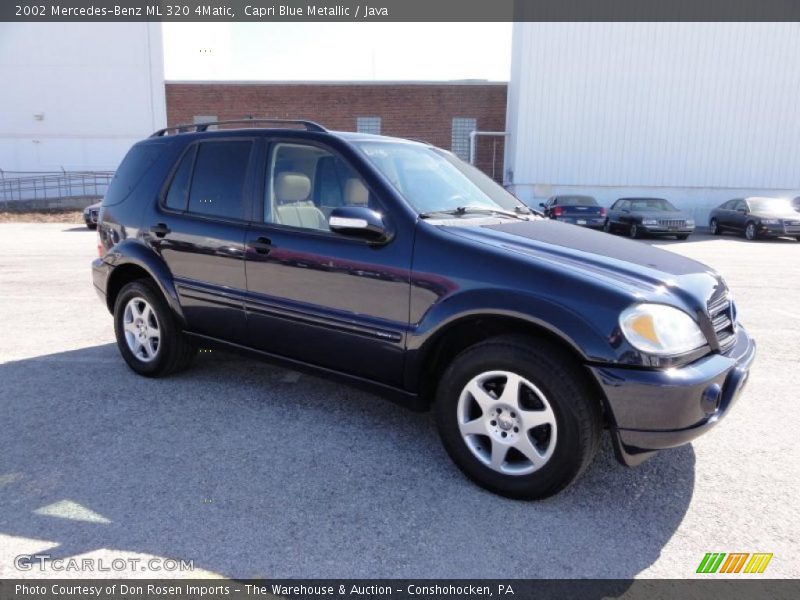 Capri Blue Metallic / Java 2002 Mercedes-Benz ML 320 4Matic