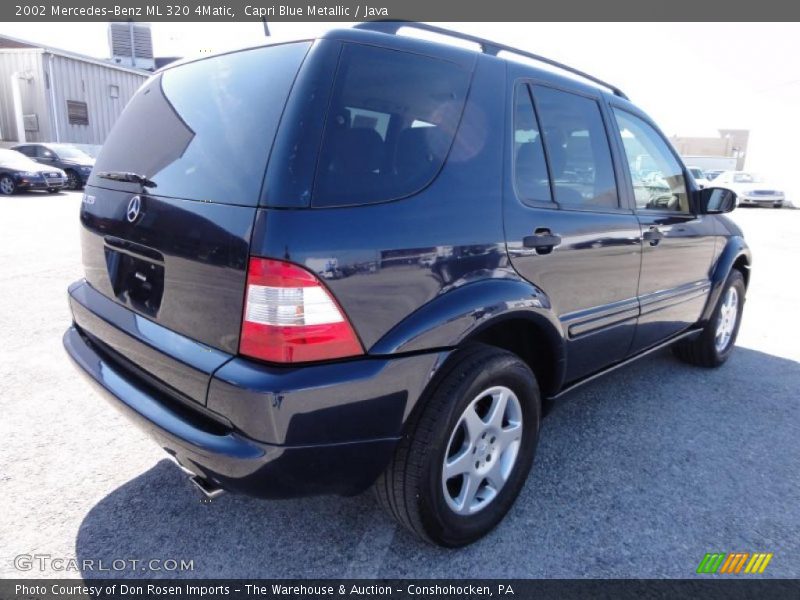 Capri Blue Metallic / Java 2002 Mercedes-Benz ML 320 4Matic