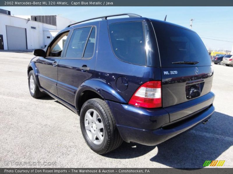 Capri Blue Metallic / Java 2002 Mercedes-Benz ML 320 4Matic