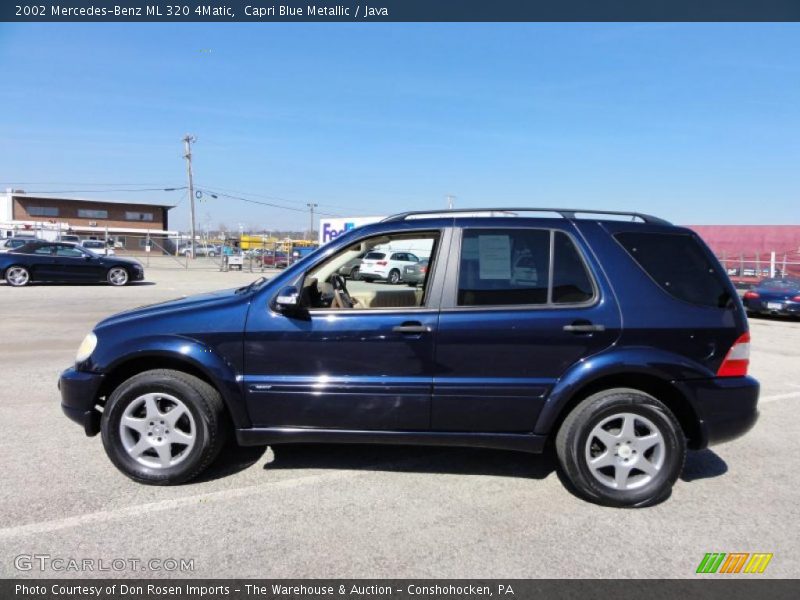 Capri Blue Metallic / Java 2002 Mercedes-Benz ML 320 4Matic