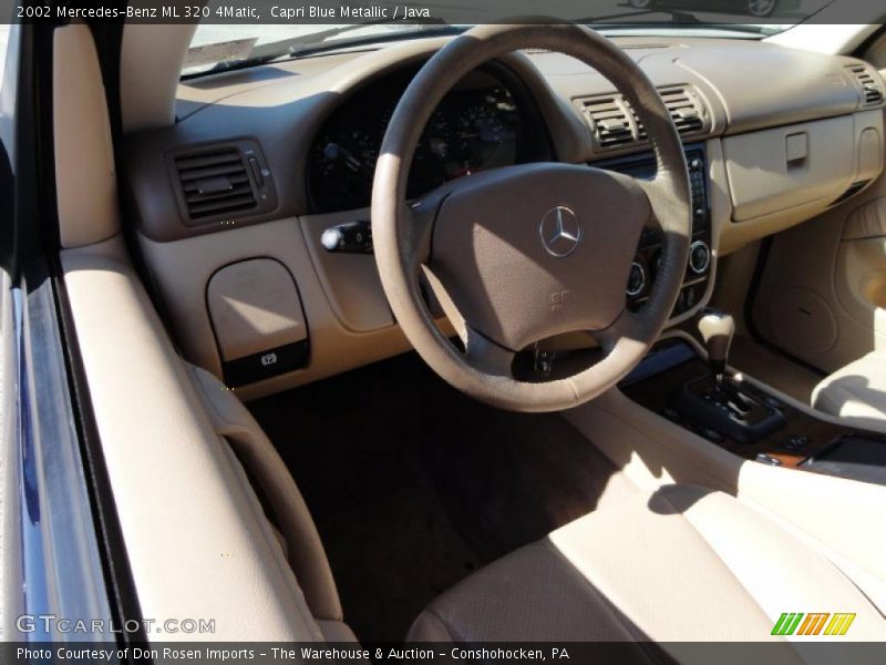 Capri Blue Metallic / Java 2002 Mercedes-Benz ML 320 4Matic