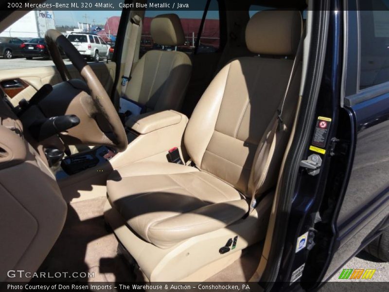 Capri Blue Metallic / Java 2002 Mercedes-Benz ML 320 4Matic