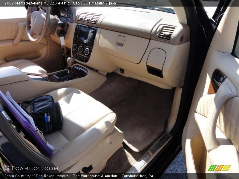 Capri Blue Metallic / Java 2002 Mercedes-Benz ML 320 4Matic