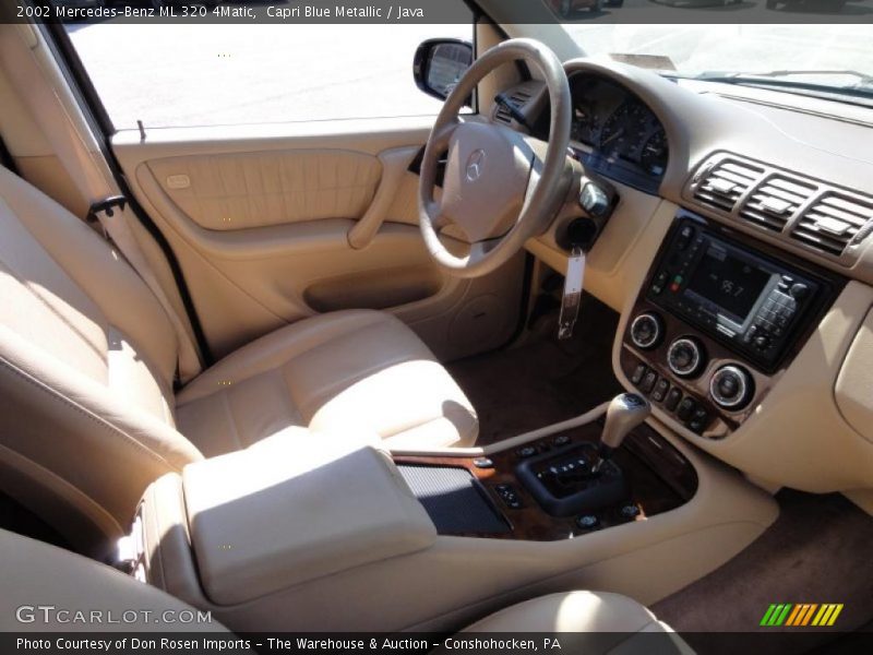 Capri Blue Metallic / Java 2002 Mercedes-Benz ML 320 4Matic