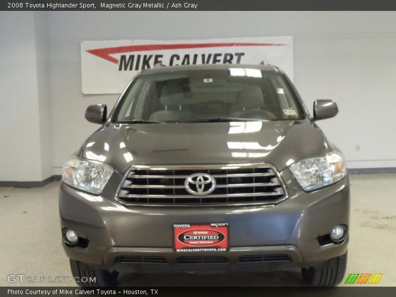 Magnetic Gray Metallic / Ash Gray 2008 Toyota Highlander Sport