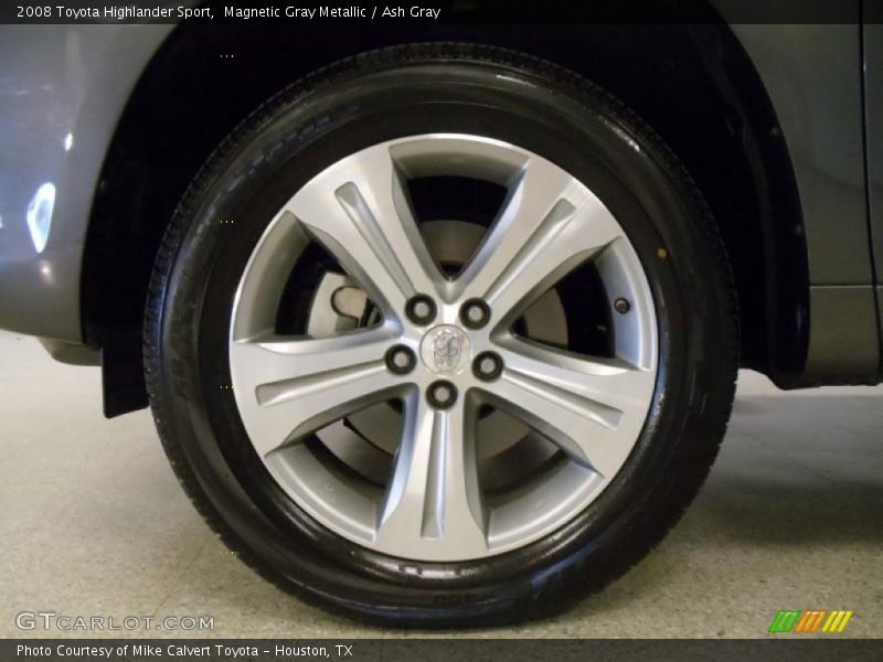 Magnetic Gray Metallic / Ash Gray 2008 Toyota Highlander Sport