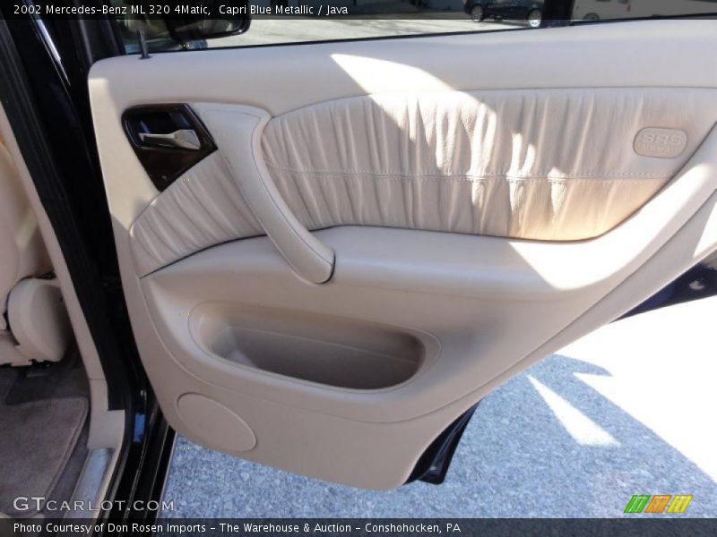 Capri Blue Metallic / Java 2002 Mercedes-Benz ML 320 4Matic
