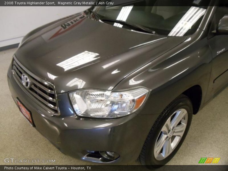 Magnetic Gray Metallic / Ash Gray 2008 Toyota Highlander Sport