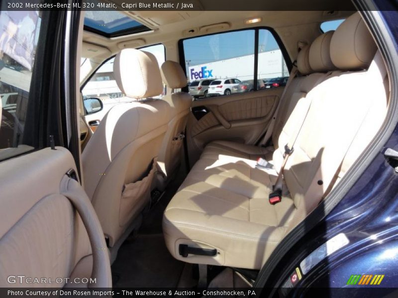 Capri Blue Metallic / Java 2002 Mercedes-Benz ML 320 4Matic