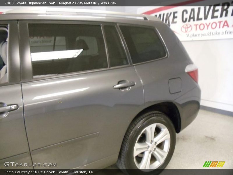 Magnetic Gray Metallic / Ash Gray 2008 Toyota Highlander Sport