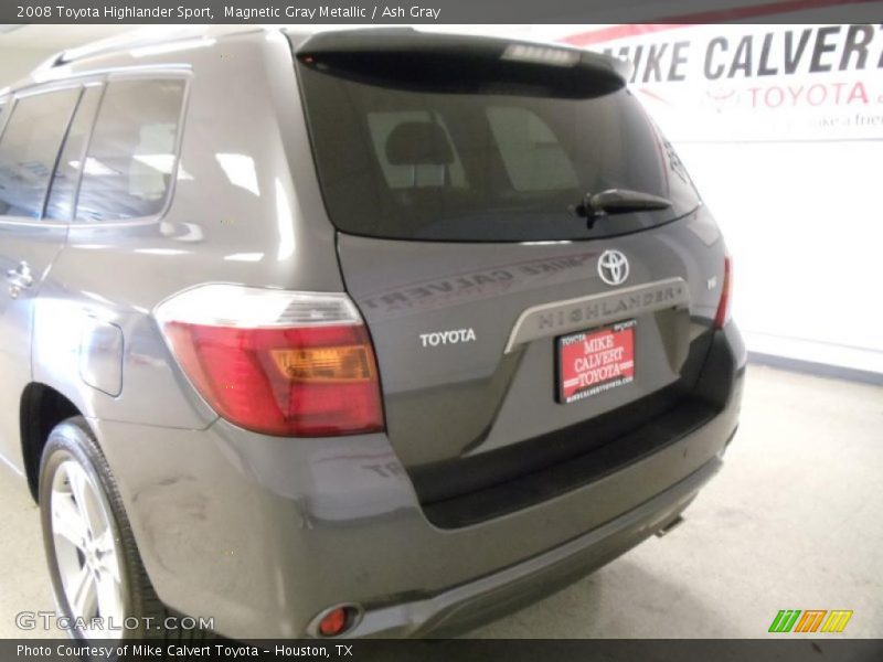 Magnetic Gray Metallic / Ash Gray 2008 Toyota Highlander Sport
