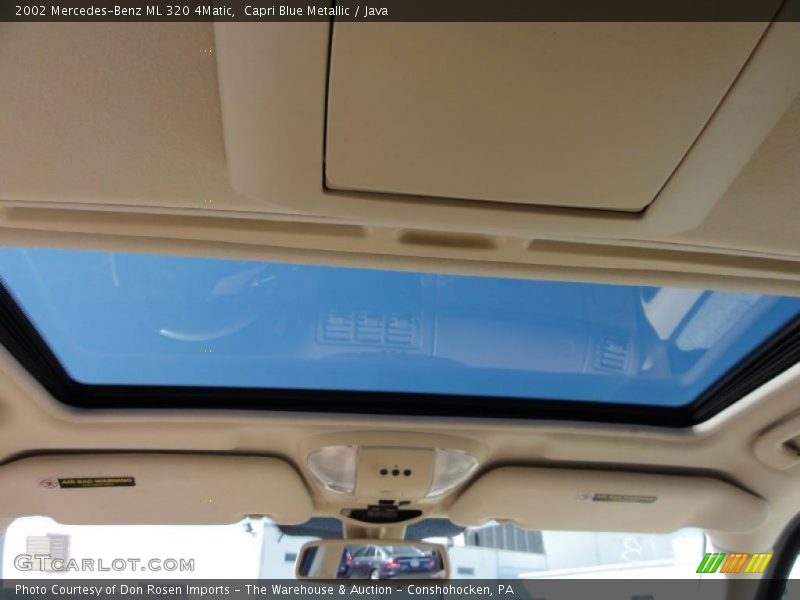Capri Blue Metallic / Java 2002 Mercedes-Benz ML 320 4Matic