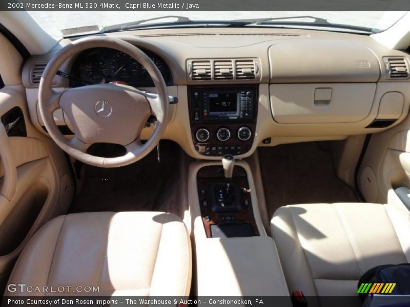Capri Blue Metallic / Java 2002 Mercedes-Benz ML 320 4Matic
