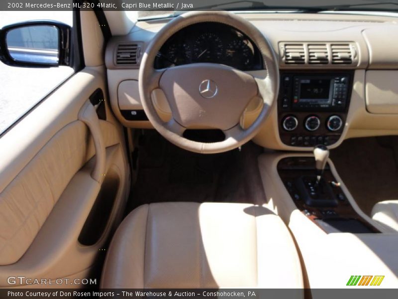 Capri Blue Metallic / Java 2002 Mercedes-Benz ML 320 4Matic