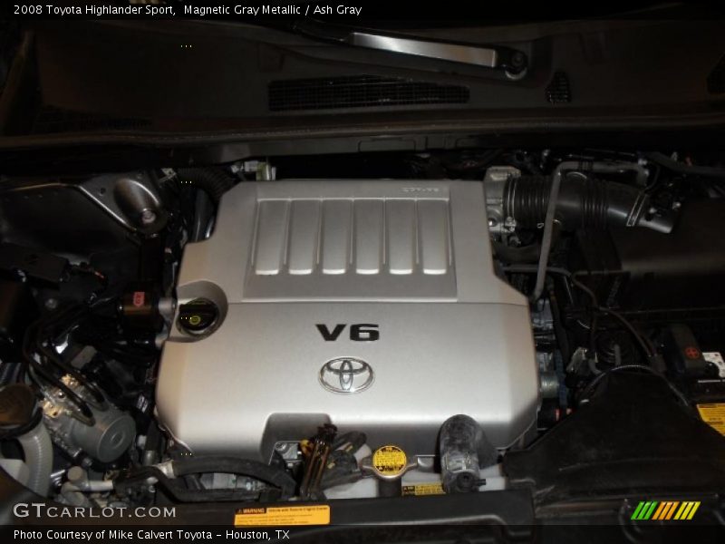 Magnetic Gray Metallic / Ash Gray 2008 Toyota Highlander Sport