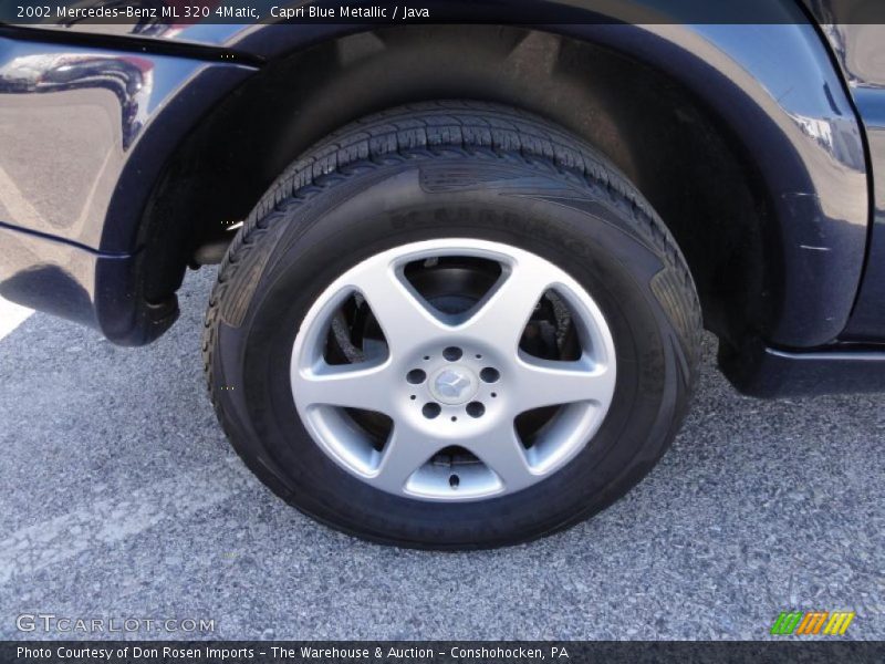 Capri Blue Metallic / Java 2002 Mercedes-Benz ML 320 4Matic