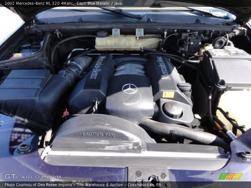 Capri Blue Metallic / Java 2002 Mercedes-Benz ML 320 4Matic