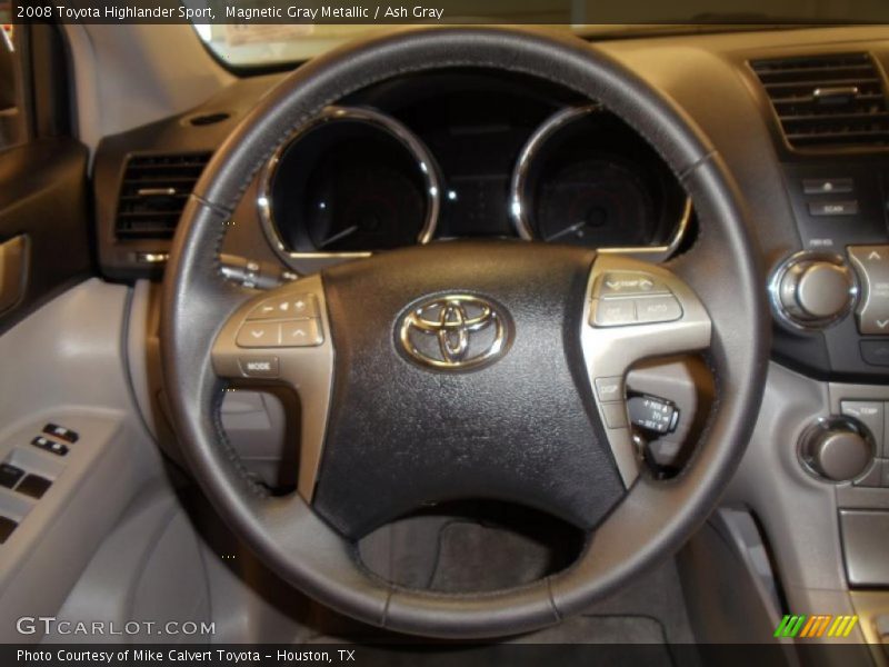 Magnetic Gray Metallic / Ash Gray 2008 Toyota Highlander Sport