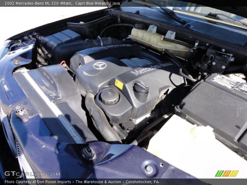 Capri Blue Metallic / Java 2002 Mercedes-Benz ML 320 4Matic