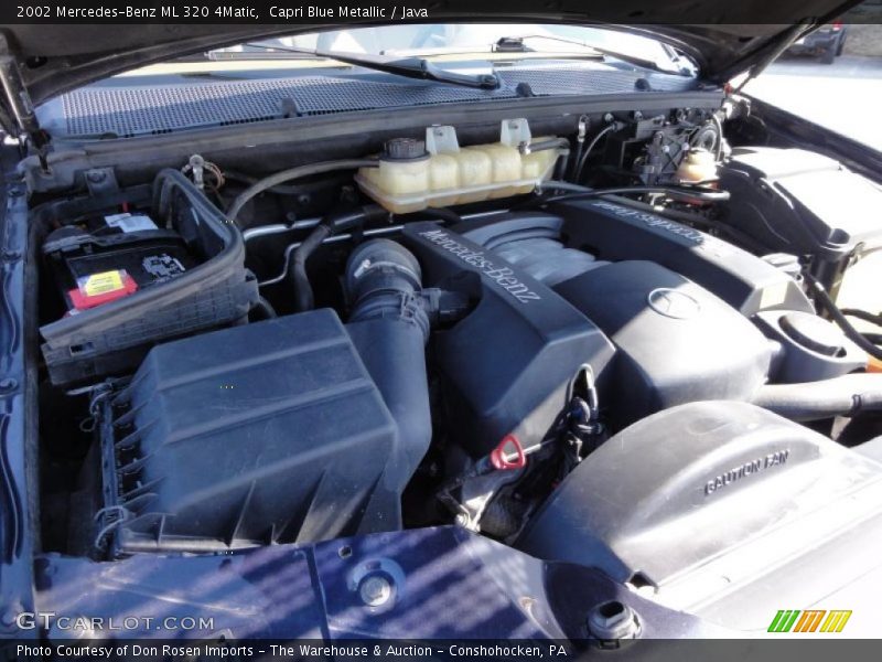 Capri Blue Metallic / Java 2002 Mercedes-Benz ML 320 4Matic
