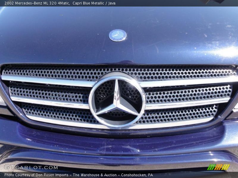 Capri Blue Metallic / Java 2002 Mercedes-Benz ML 320 4Matic