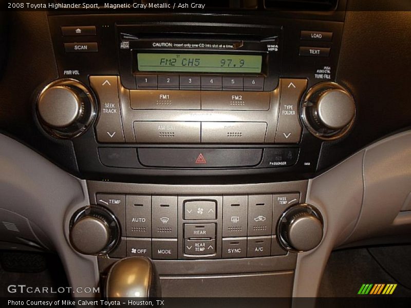 Magnetic Gray Metallic / Ash Gray 2008 Toyota Highlander Sport